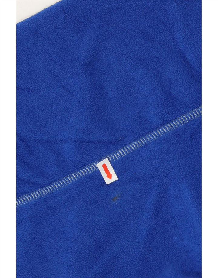 RUSSELL ATHLETIC Mens Fleece Jumper Large Blue Colourblock Polyester Vintage Russell Athletic and Second-Hand Russell Athletic from Messina Hembry 