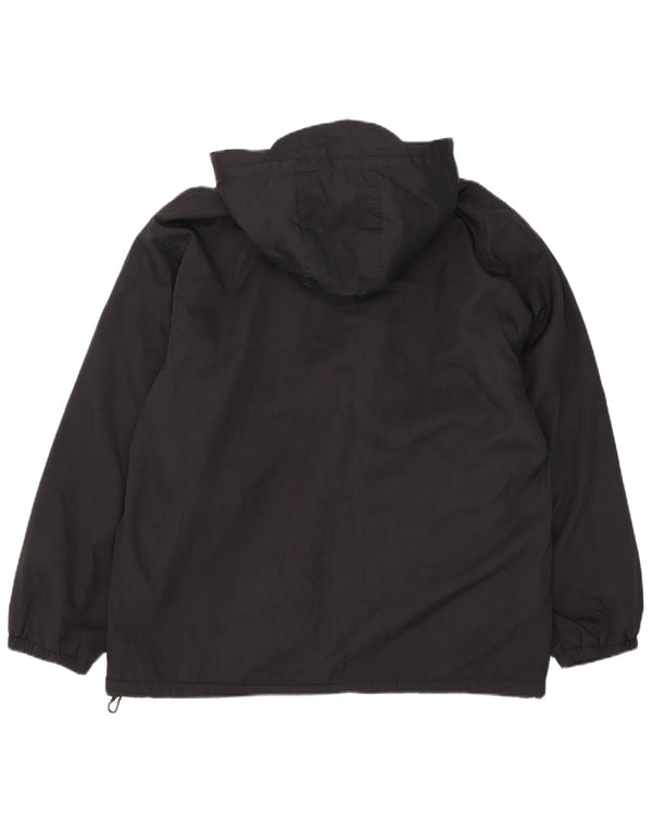 Giacca reversibile da uomo Kappa con vestibilità ampia e cappuccio UK 36 Small Black Colourblock