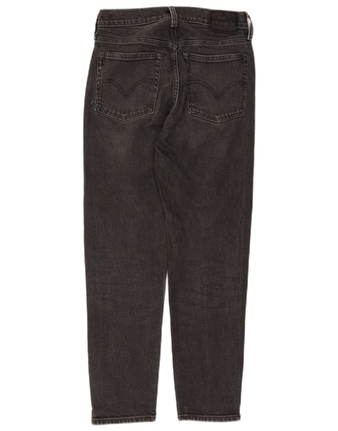 Levi's koniske jeans til kvinder W26 L26 sort bomuld