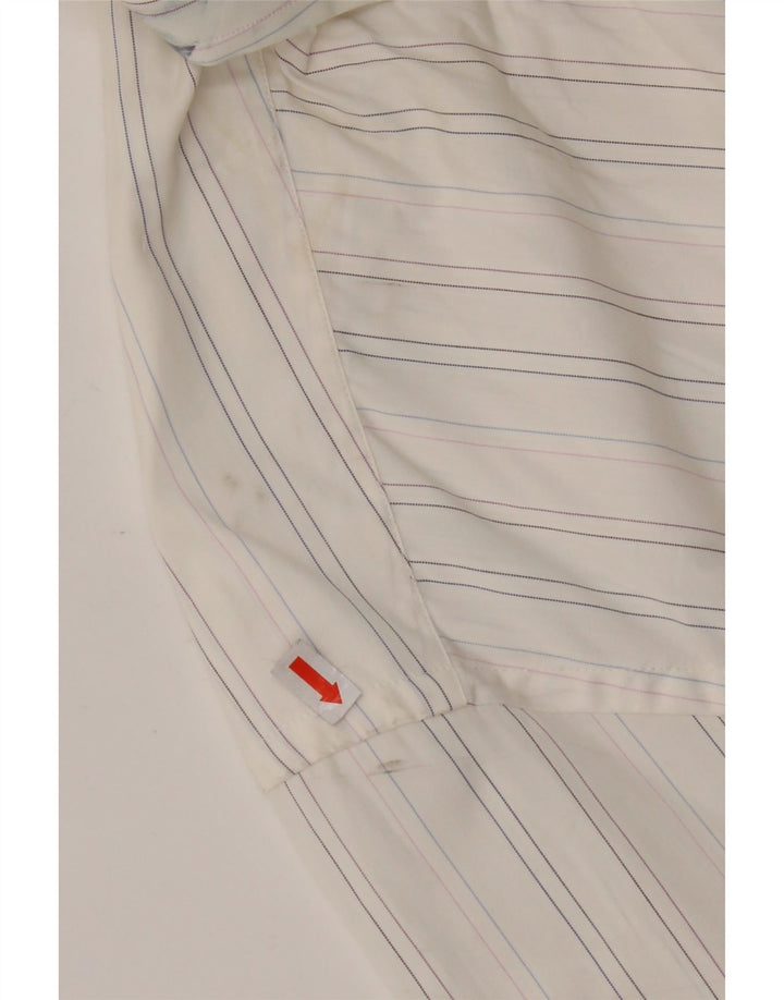 Camasa barbati MASSIMO DUTTI Marimea 43 Bumbac cu dungi albe mari