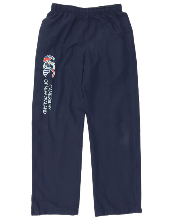 Pantaloni da tuta con grafica da uomo Canterbury, poliestere medio blu navy