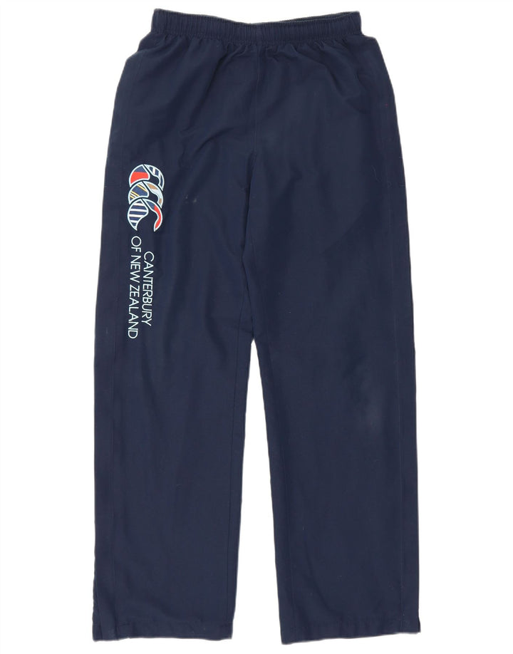 Calça de treino masculina Canterbury com estampa gráfica azul marinho médio poliéster