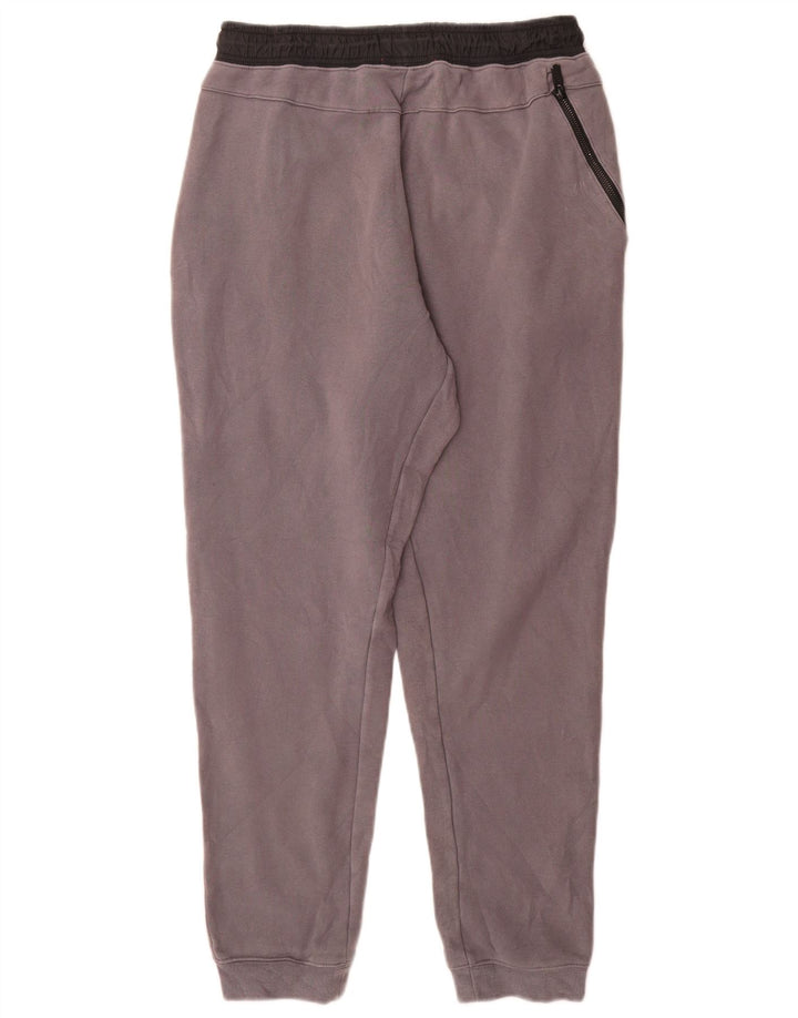 Nike Mens Tracksuit Trousers Joggers Medium  Grey Colourblock Cotton
