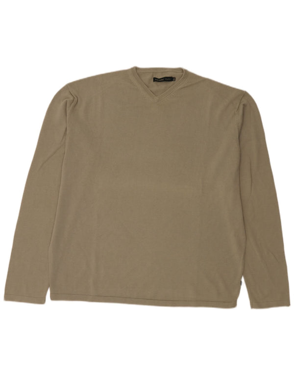 Dockers Herren Khakis V-Ausschnitt Pullover Pullover 2XL Khaki