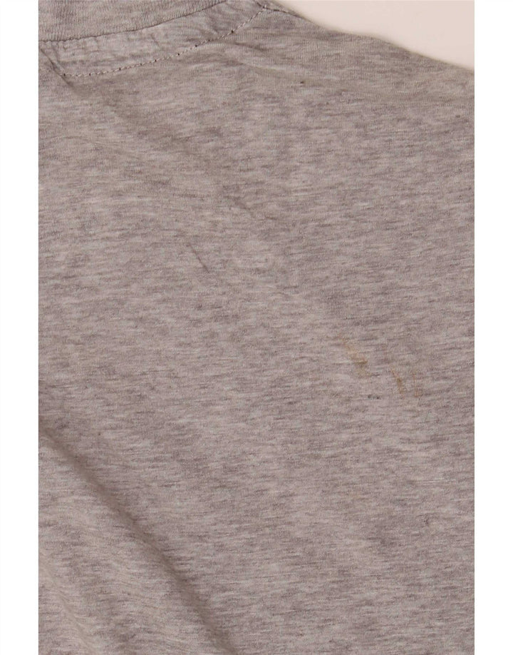 Converse Mens Graphic T-Shirt Top XL Grey Flecked Cotton
