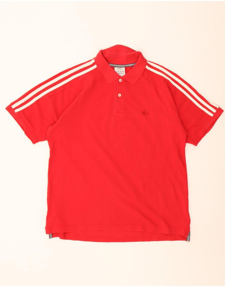Adidas herre poloshirt Medium rød bomuld
