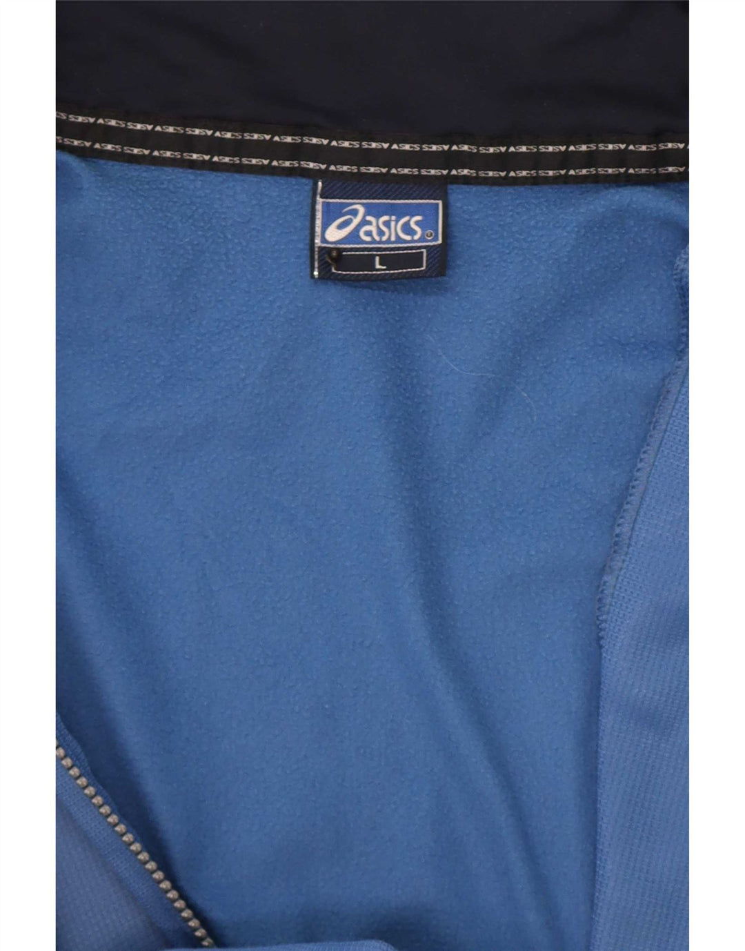 Asics Mens Chándal Top Chaqueta Grande Azul