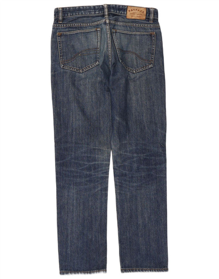 FAT FACE Womens Slim Jeans W30 L29 Blue Cotton