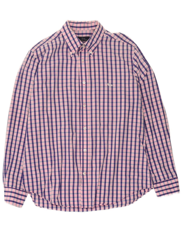 Harmont & Blaine Chemise Homme XL Coton Vichy Rose