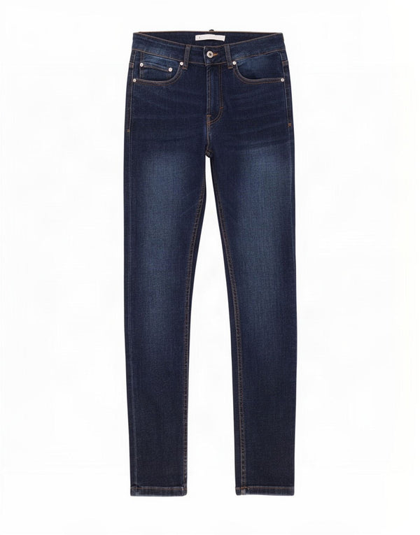Zara Herre Skinny Jeans EU 36 XS W29 L29 Marineblå Bomuld