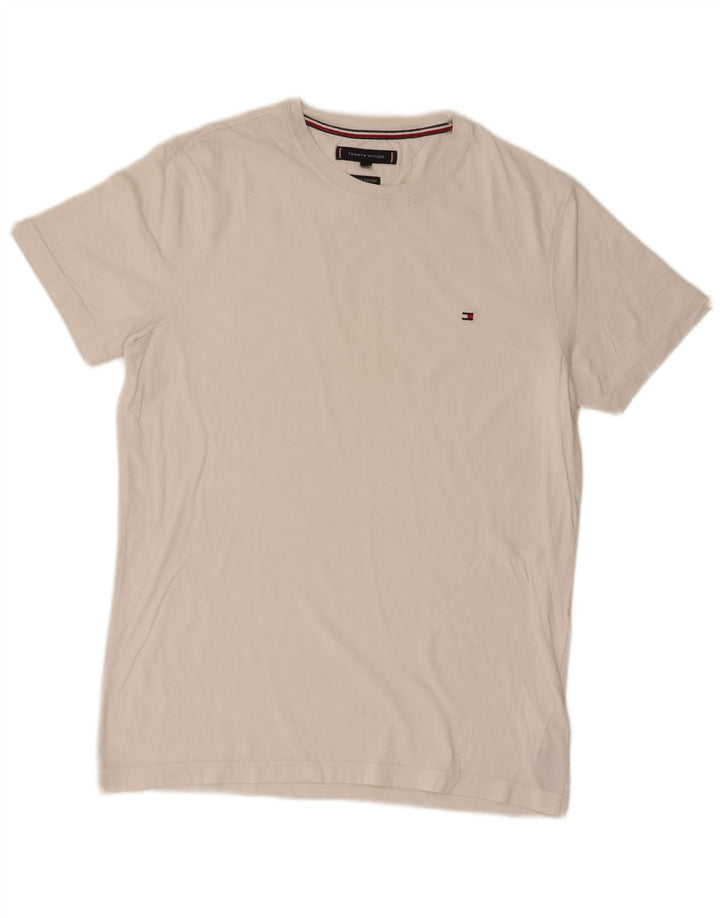 Tommy Hilfiger T-Shirt Homme Blanc Moyen Coton