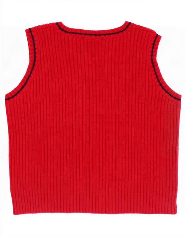 Ralph Lauren Boys Vest Tank Top 3-4 Years Red Cotton