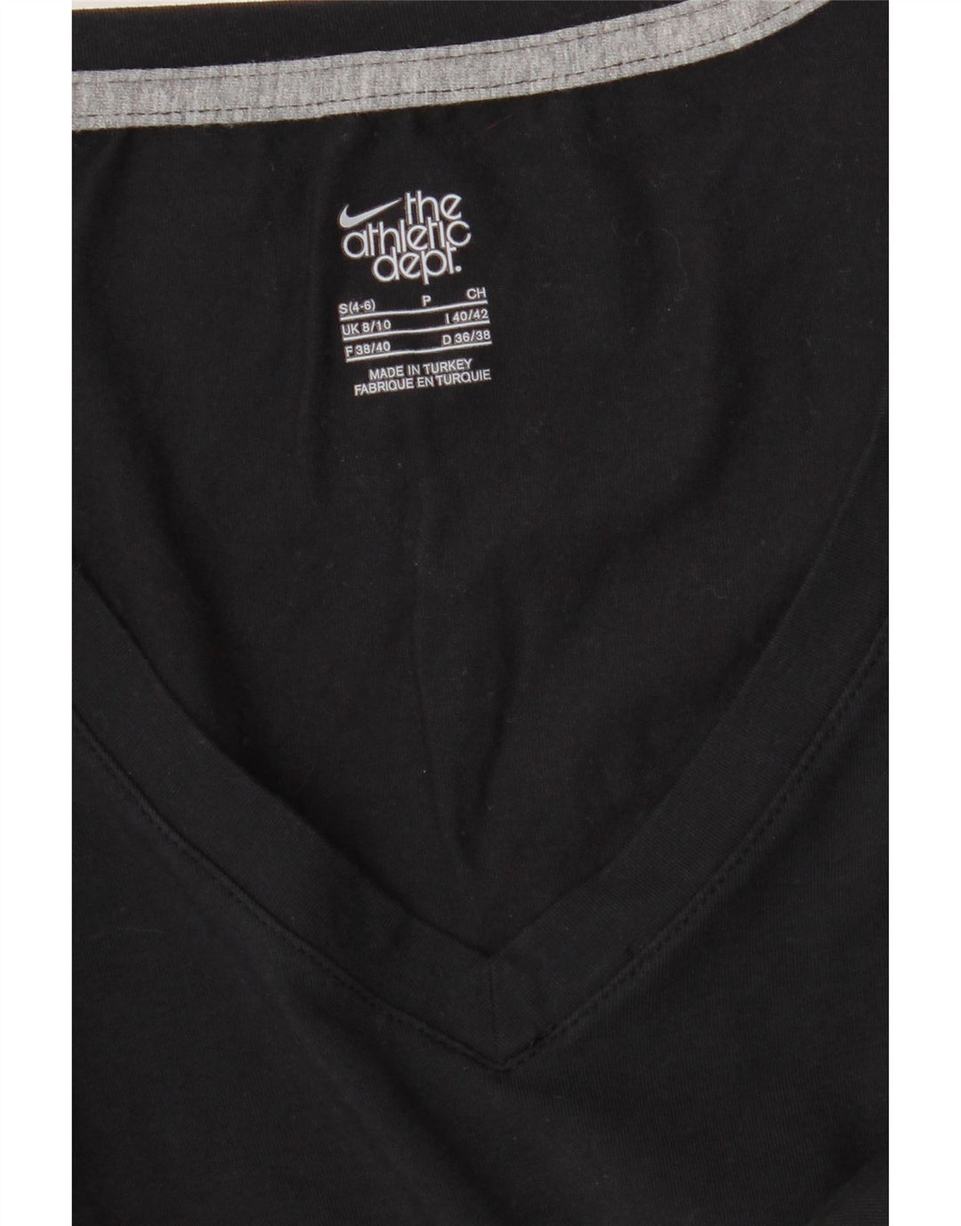 Nike Damen Top Langarm UK 8/10 Small Schwarz