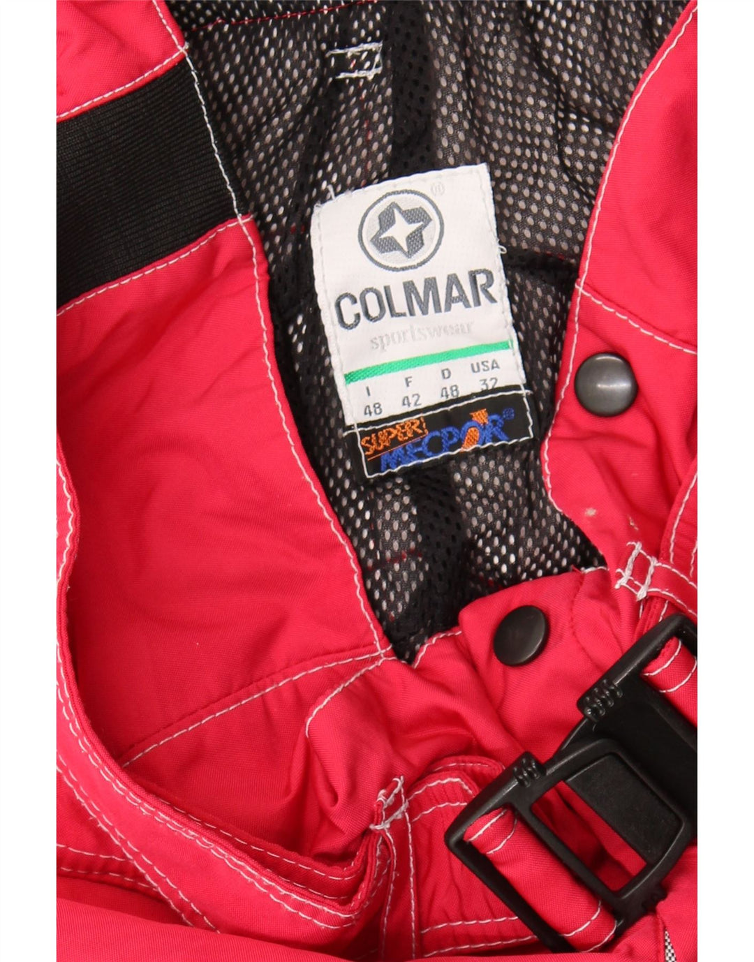 Colmar Pantalon de Ski Femme IT 48 XL Rouge Colourblock