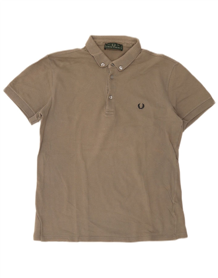 Fred Perry herre poloshirt XL grå bomuld