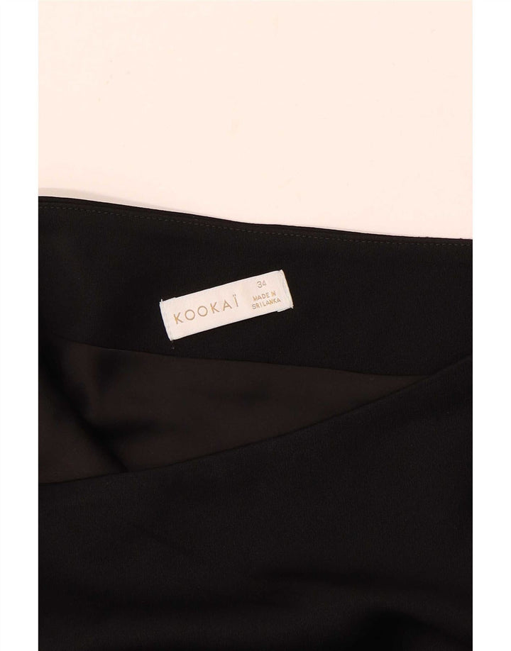 Kookai Womens One Shoulder Jumpsuit EU 34 XS Black