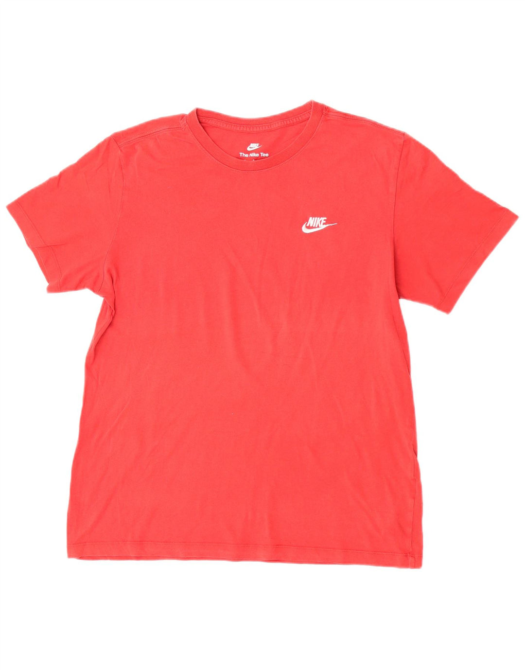 Nike Mens Graphic T-Shirt Top Medium Red Cotton