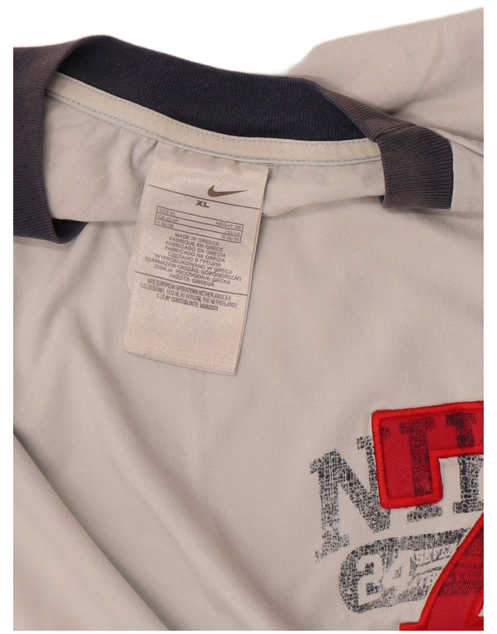 Nike Mens Graphic T-Shirt Top XL White Cotton