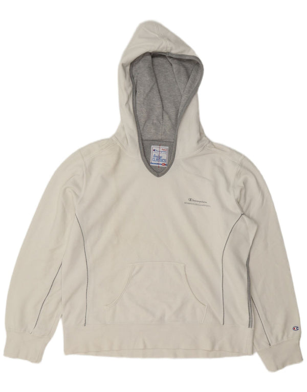 Champion Damen Heritage Classics Kapuzenpullover UK 18 XL Weiße Baumwolle