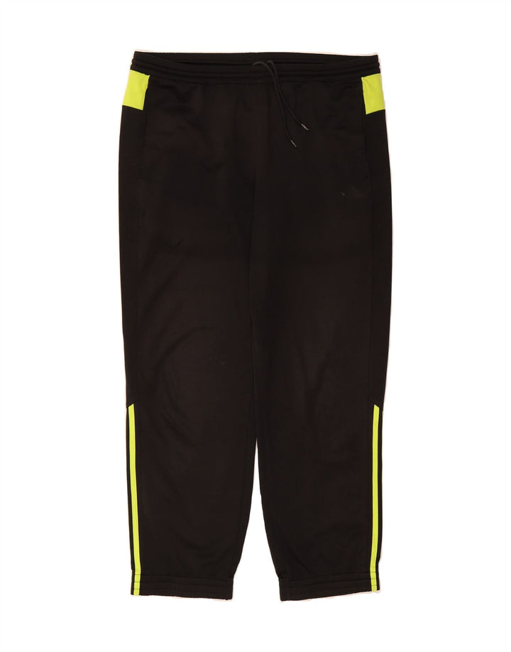 ADIDAS Mens Tracksuit Trousers Joggers 2XL Black Colourblock Polyester Vintage Adidas and Second-Hand Adidas from Messina Hembry 
