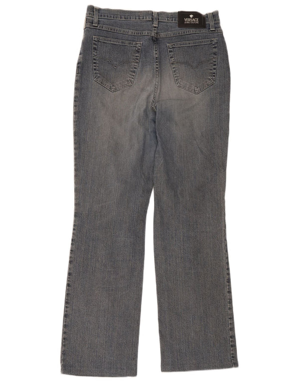 Versace Damen Straight Jeans IT 50 XL W36 L30 Blaue Baumwolle