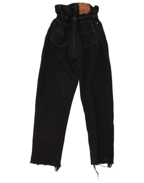 Jeans Levi's da donna 501 affusolati a vita alta W32 L25 neri