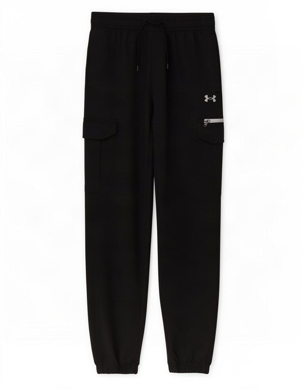 Under Armour Mens Cargo Calças de treino Joggers poliéster preto grande