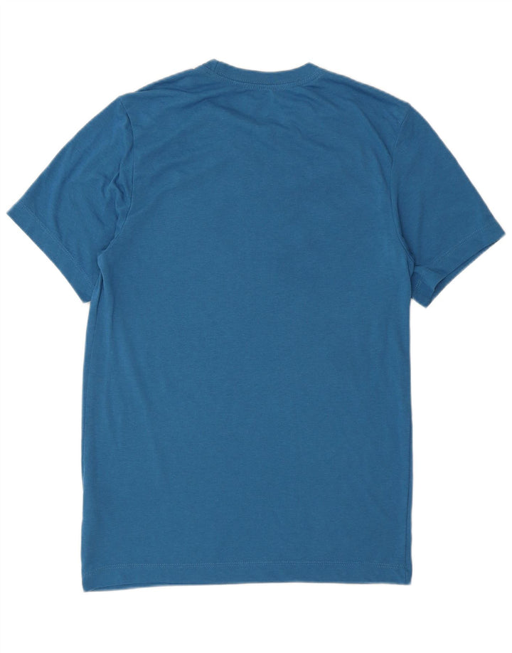 Nike Mens Dri Fit Graphic T-Shirt Top XS Blue Polyester
