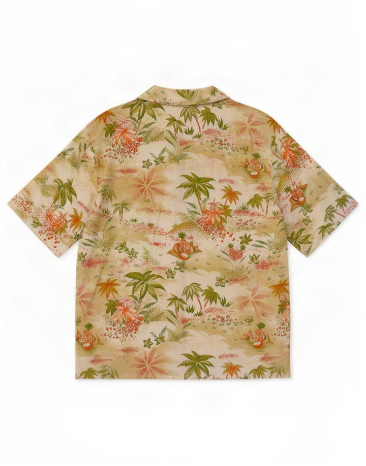 Vintage Womens Hawaiian Shirt IT 42 Medium Multicoloured Floral