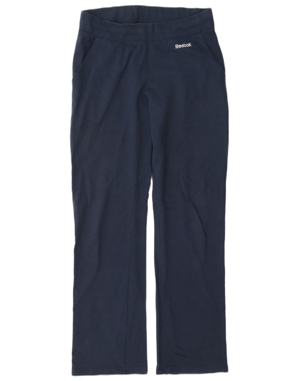 Reebok Pantalon de survêtement pour femme UK 14 Large Bleu marine Coton