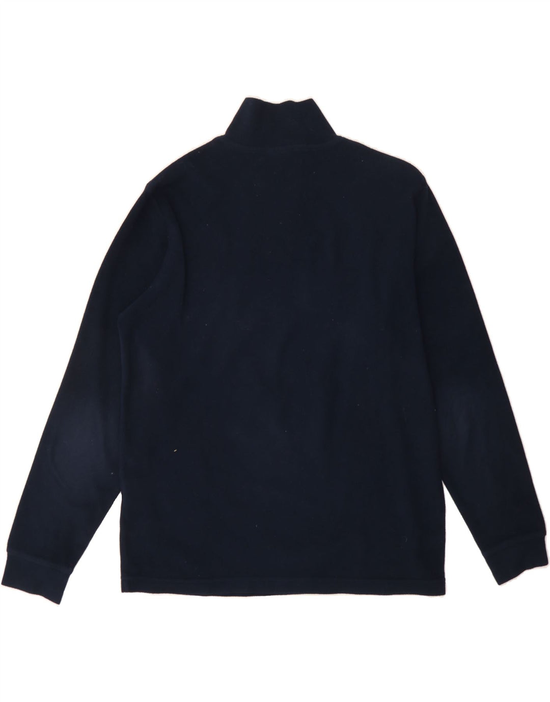 INVICTA Mens Zip Neck Fleece Jumper Large Navy Blue Polyester Vintage Invicta and Second-Hand Invicta from Messina Hembry 