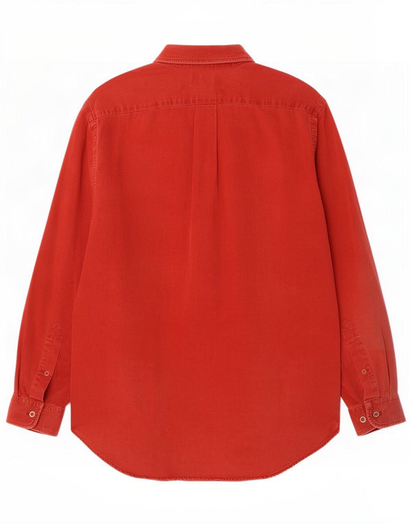 Marlboro Classics Mens Shirt Small Red Cotton