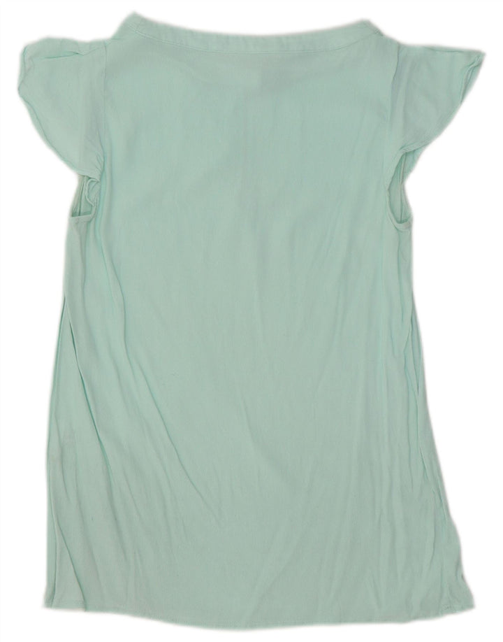 Blusa Donna Trussardi Jeans Top IT 42 Verde Medio