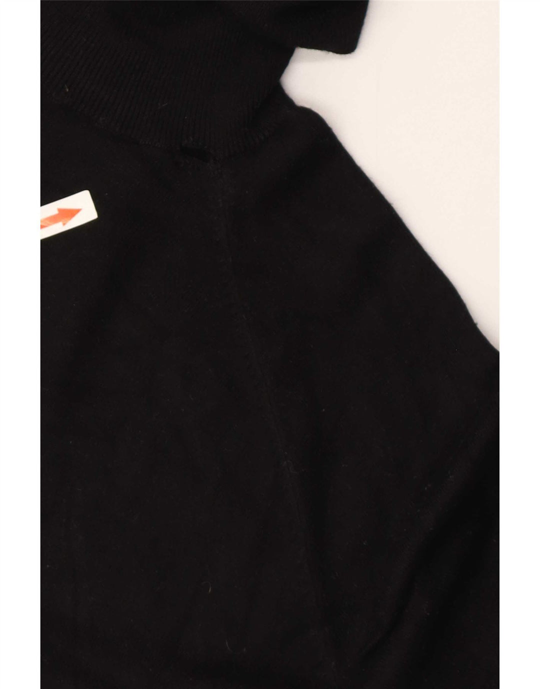 Zara Womens Roll Neck Jumper Sweater UK 14 Medium Black