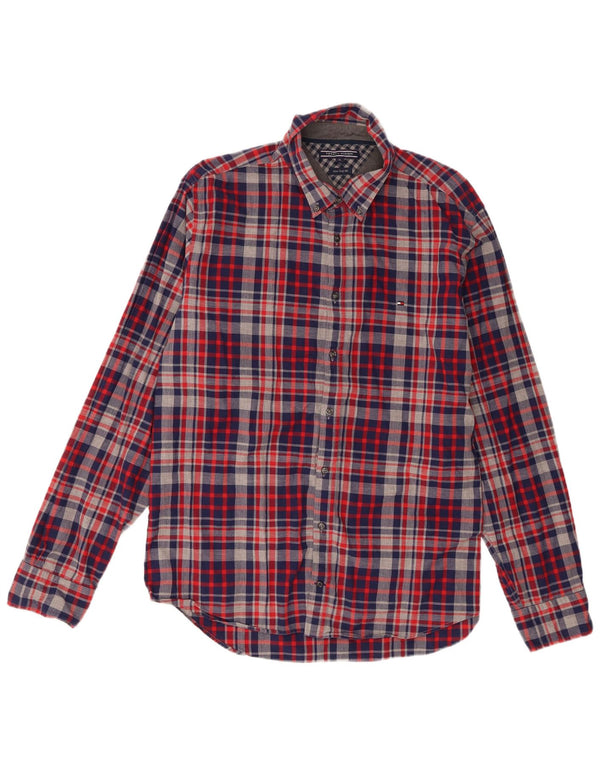 Tommy Hilfiger Chemise New York Fit XL Homme Rouge à Carreaux Coton