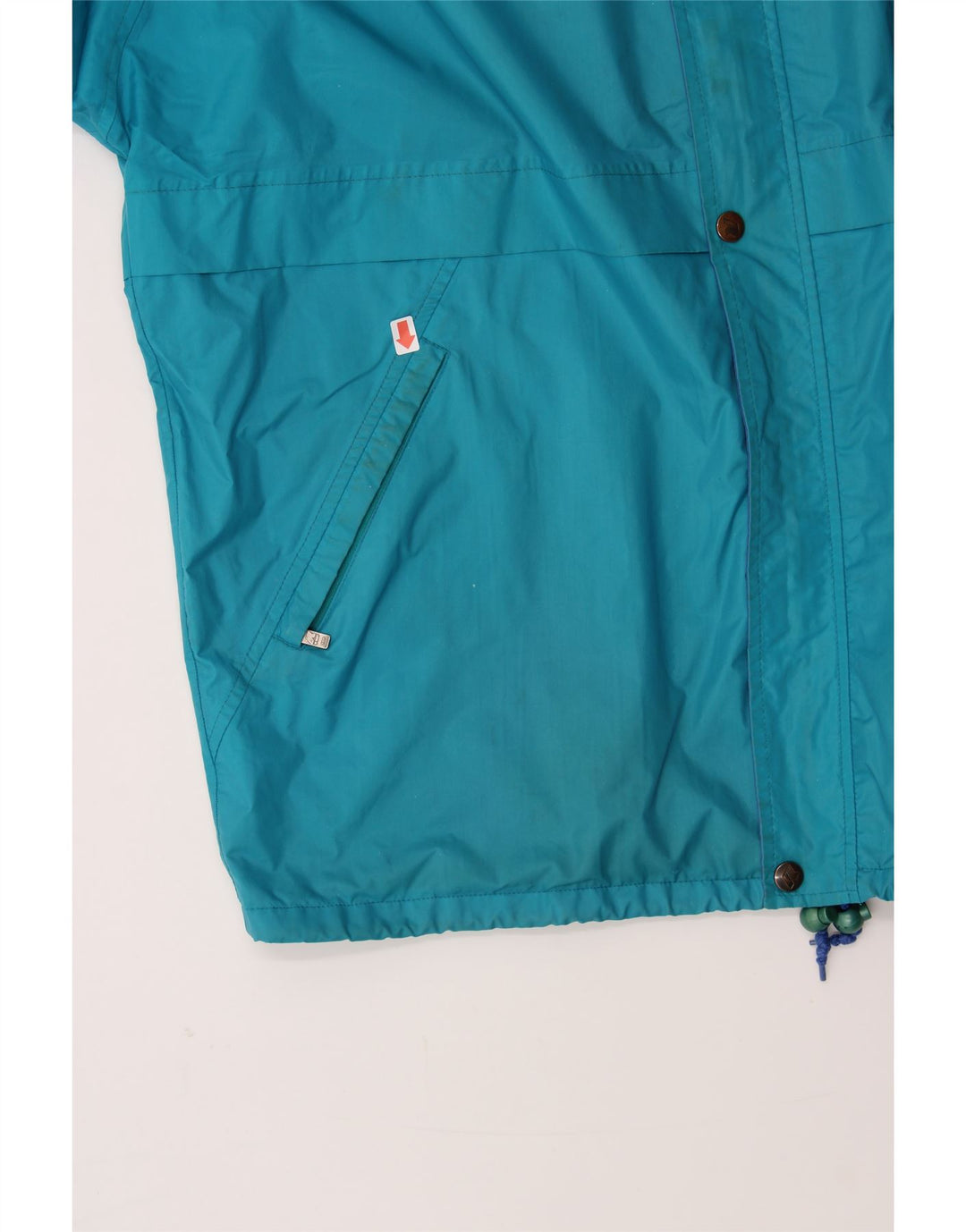 K-WAY Mens Raincoat UK 42 XL Blue Nylon Vintage K-Way and Second-Hand K-Way from Messina Hembry 