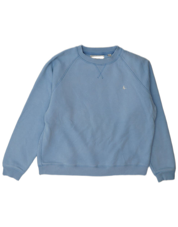 Женский свитер-свитшот Jack Wills UK 14, большой синий хлопок