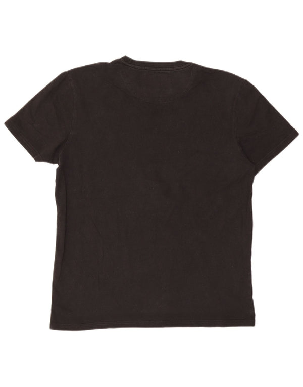 T-shirt da uomo Lyle & Scott Top in cotone nero medio
