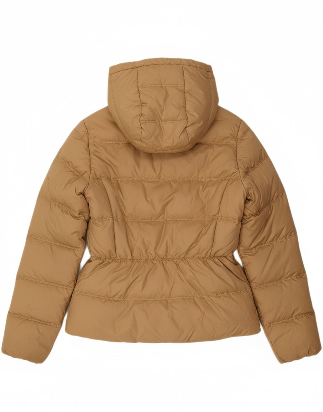 MARINA YACHTING Womens Hooded Padded Jacket IT 48 XL Beige Polyester Vintage Marina Yachting and Second-Hand Marina Yachting from Messina Hembry 