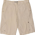 SERGIO TACCHINI Mens Cargo Shorts W38 XL Off White Vintage Sergio Tacchini and Second-Hand Sergio Tacchini from Messina Hembry 