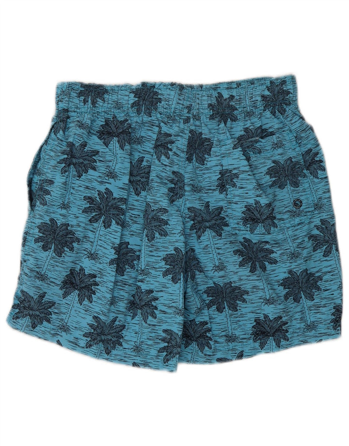 MAUI AND SONS Mens Swimming Shorts Medium Blue Polyamide Hawaiian
