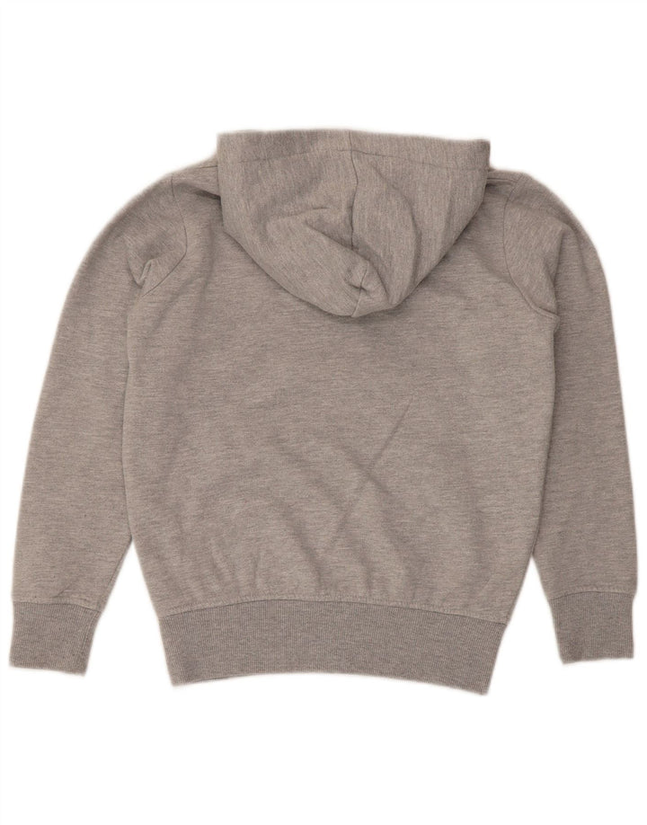 Bench Boys Graphic Hoodie Jumper 9-10 Years Grey Cotton