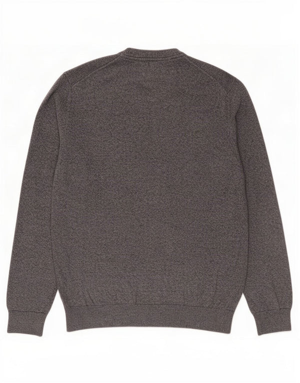 Crew Clothing Mens Neck Jumper Sweater XL Grey Cotton