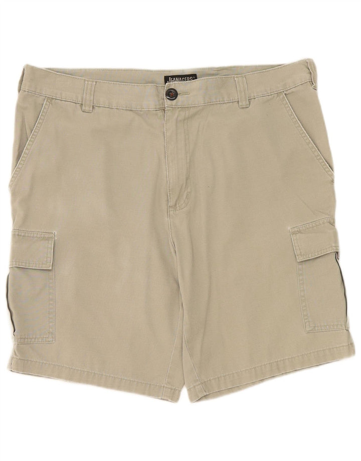 Jeanagers Short Cargo Homme W38 XL Kaki Coton