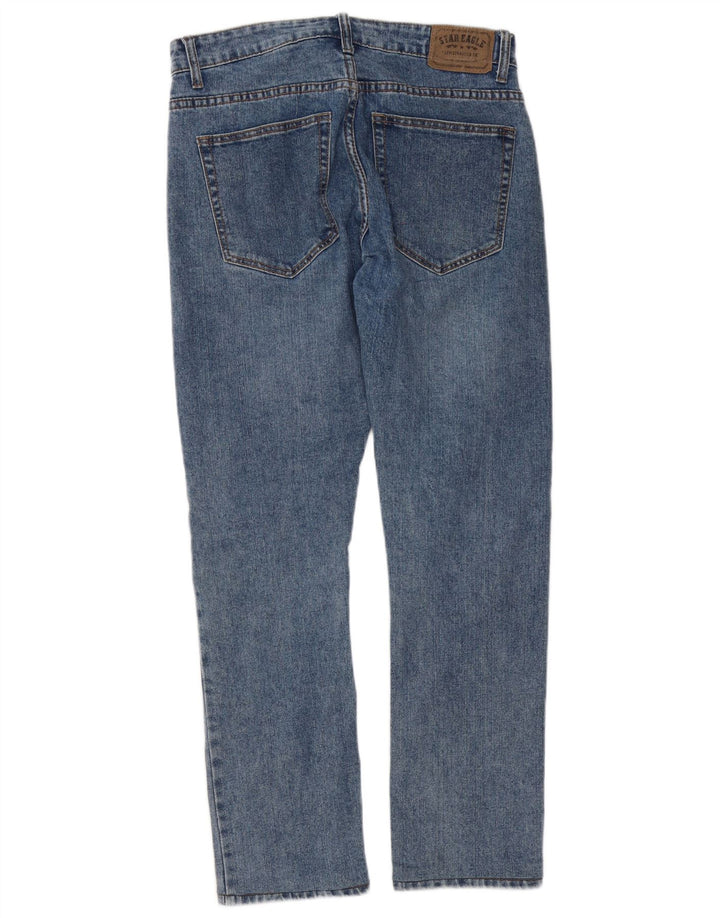 Levi's Jeans Slim Masculino Distressed W32 L30 Azul