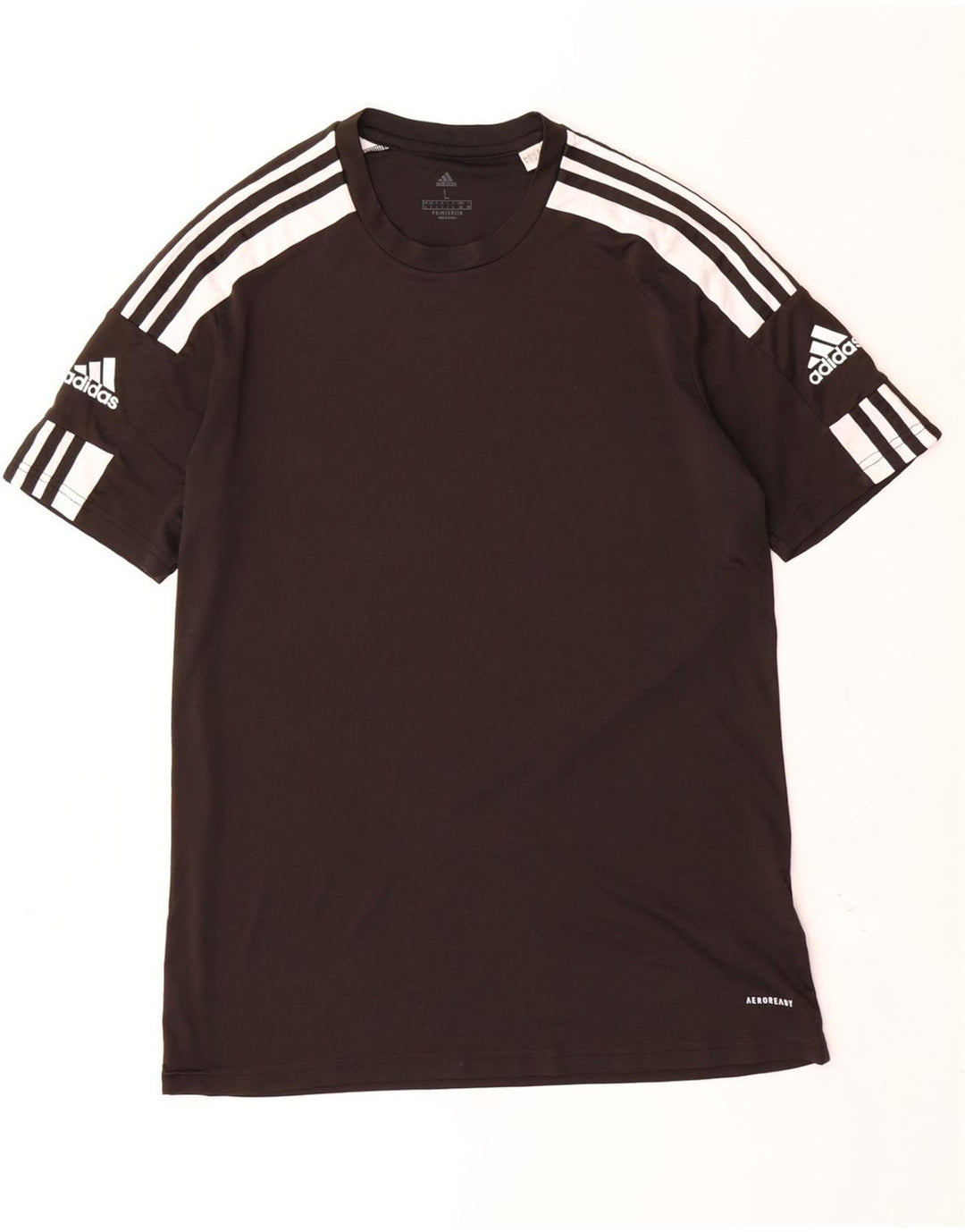 T-shirt ADIDAS da uomo Aeroready, grande, in poliestere nero