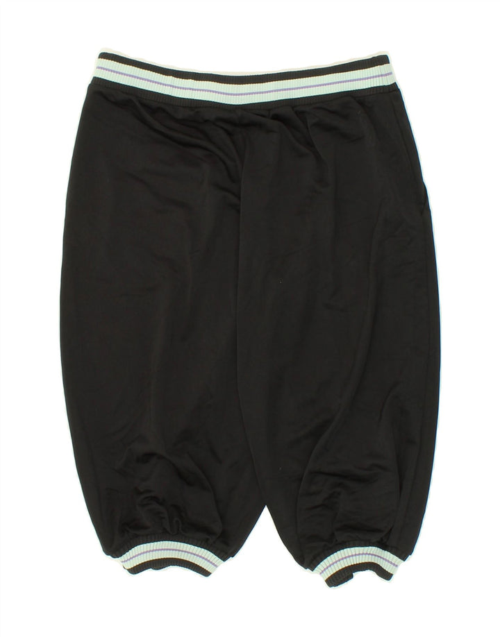 ADIDAS Womens Bermuda Sport Shorts UK 10 Small  Black Polyester Vintage Adidas and Second-Hand Adidas from Messina Hembry 