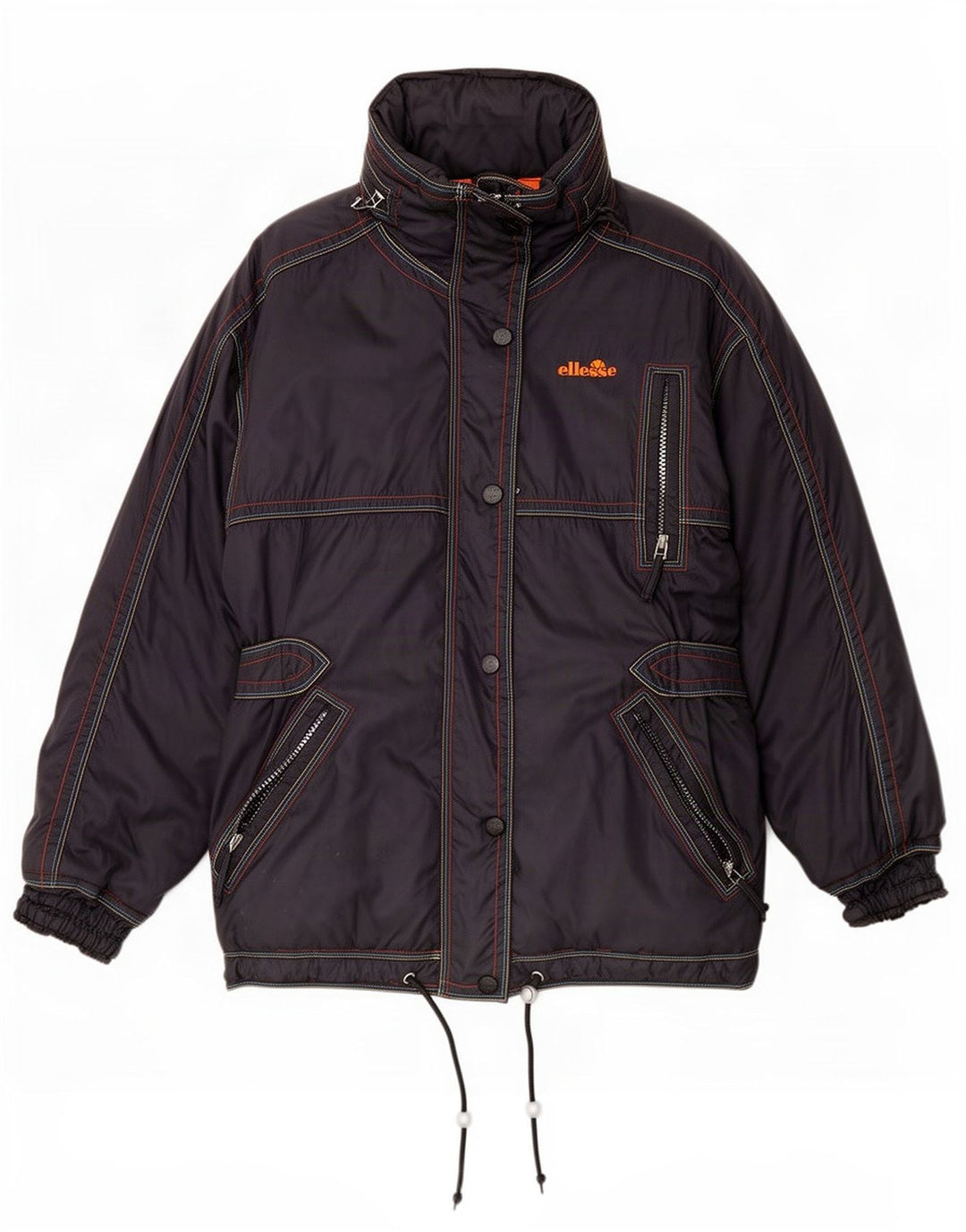 Giacca da sci con cappuccio da donna Ellesse UK 12 Poliammide grigio medio