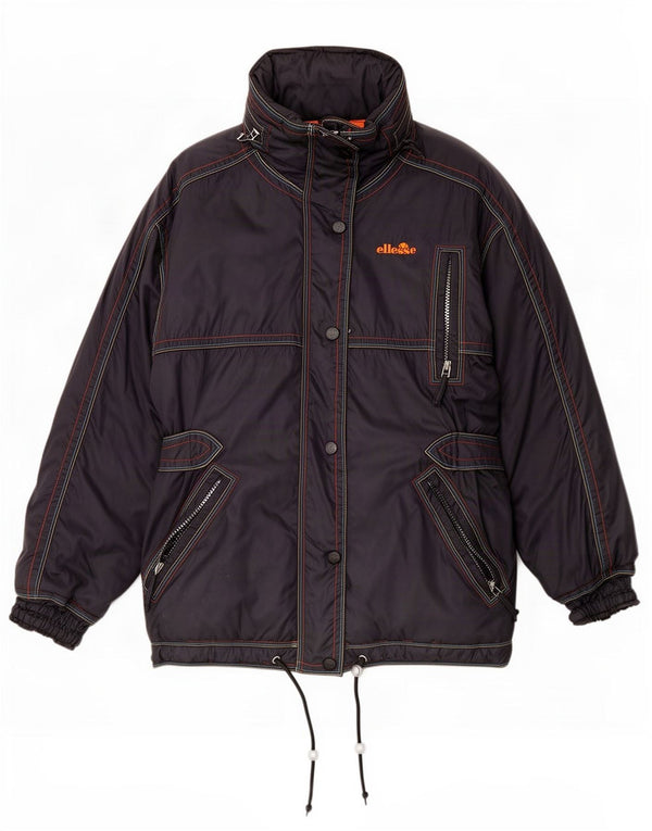 Giacca da sci con cappuccio da donna Ellesse UK 12 Poliammide grigio medio
