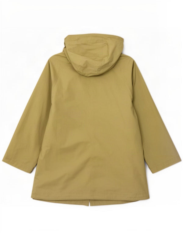 Женское пальто-накидка с капюшоном B.Ballarini UK 22 3XL, зеленое